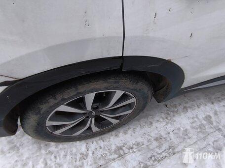Chery, Tiggo 7 Pro, 1500, 147, бензин, внедорожник, вариатор, передний привод, среднее состояние, левый, белый, 1 350 000 ₽