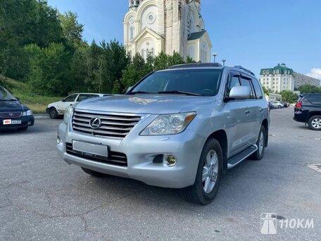 Lexus, LX, 5700, 367, бензин, внедорожник, автомат, полный привод, среднее состояние, левый, серебряный, 2 700 000 ₽