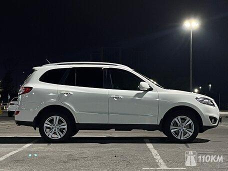 Hyundai, Santa Fe, 2400, 174, бензин, внедорожник, автомат, полный привод, среднее состояние, левый, белый, 1 500 000 ₽