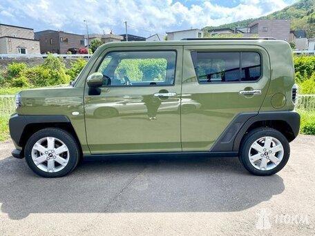 Daihatsu, Taft, 700, 64, бензин, хэтчбек, вариатор, полный привод, среднее состояние, правый, зеленый, 765 000 ₽