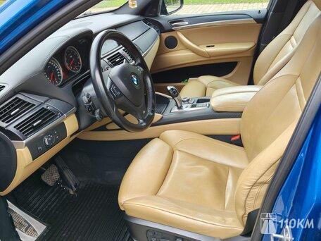BMW, X6 M, 4400, 555, бензин, внедорожник, автомат, полный привод, среднее состояние, левый, синий, 2 050 000 ₽