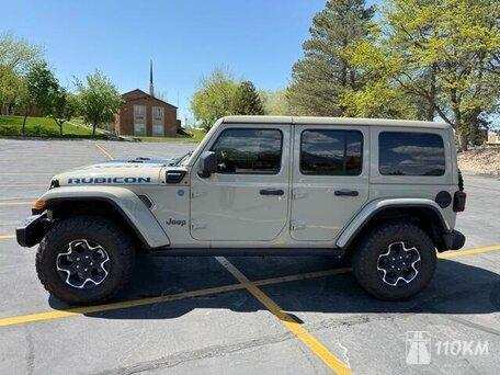 Jeep, Wrangler, 2000, 381, гибрид, внедорожник, автомат, полный привод, среднее состояние, левый, бежевый, 4 205 000 ₽